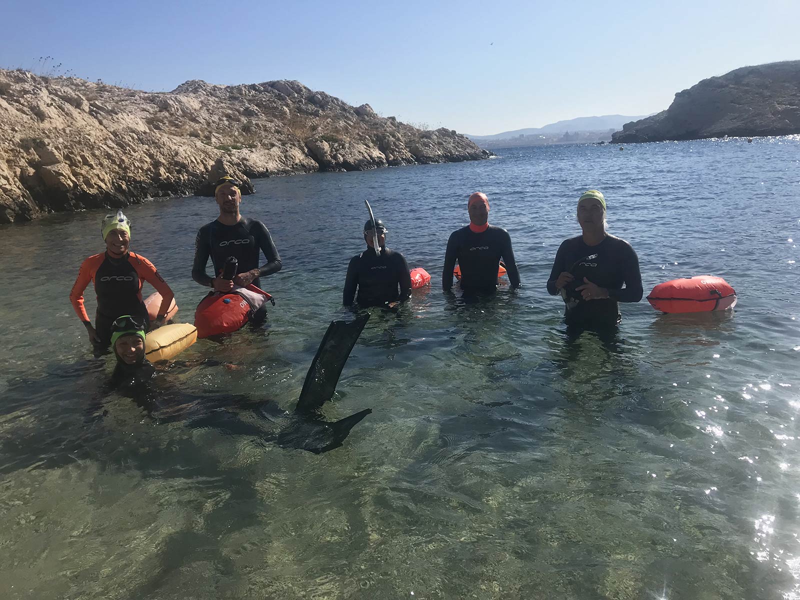 Dans la calanque de l'Eoube